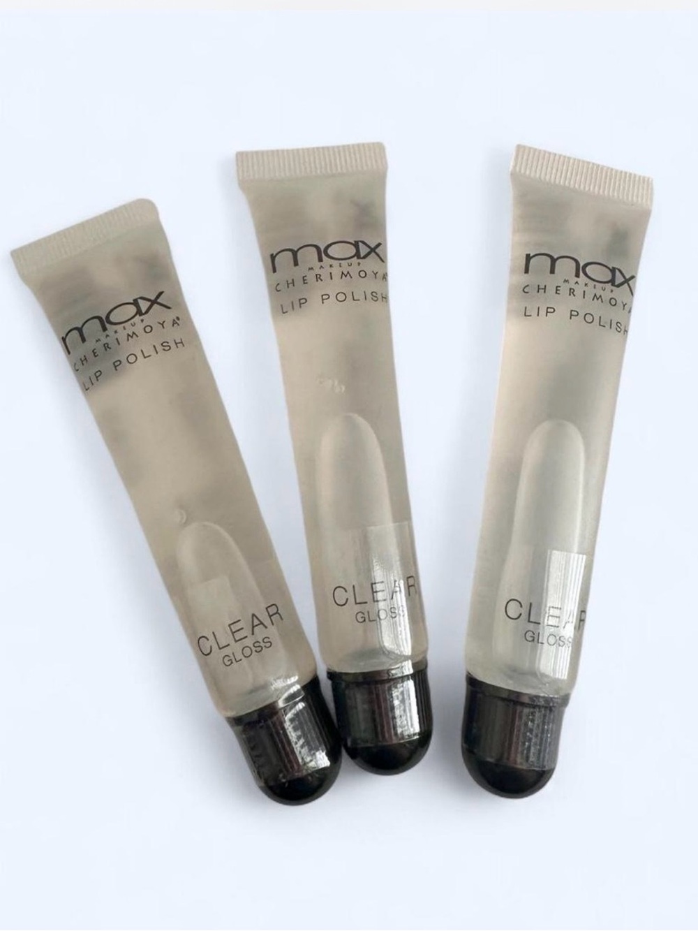 3 Max Makeup Cherimoya Lip Polish Clear Gloss.